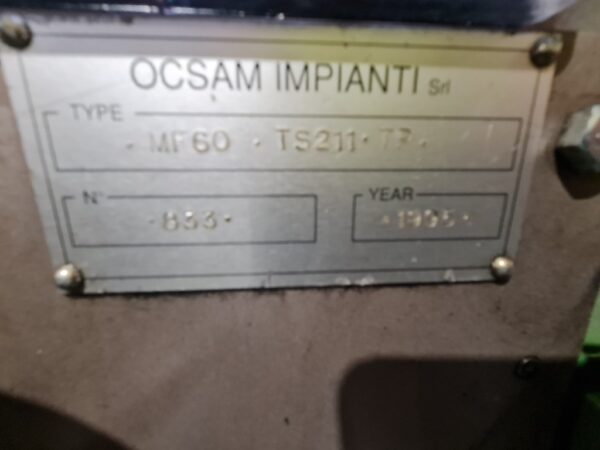 Ocsam Impianti Duplex Slitter (Alan Bradly PLC)